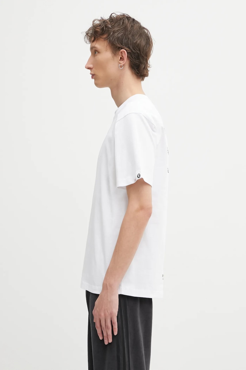Tričko AAPE by A Bathing Ape Basic Ape Head Graphic T-Shirt Biela | AAPTEM1647XXO, 1