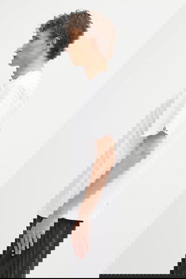 Tričko AAPE by A Bathing Ape Basic Ape Head Graphic T-Shirt Biela | AAPTEM1647XXO, 1