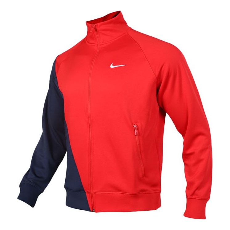 Vetrovka Nike Knit Stand Collar Jacket Červená | BV5288-657, 0