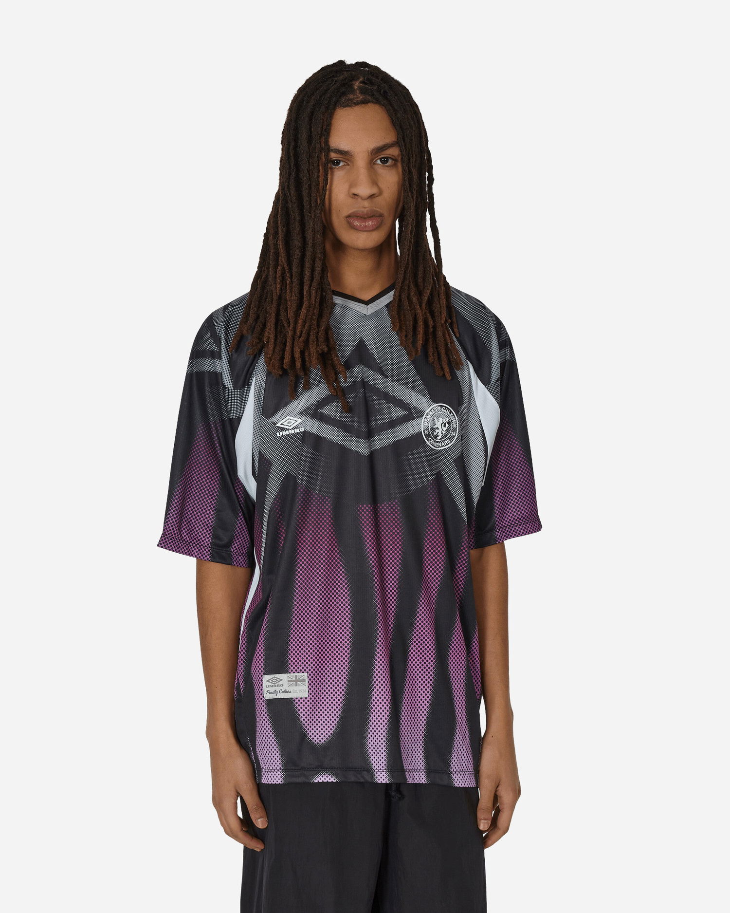 Dres Umbro Kit Jersey Black / Purple Fialová | UBMW055FA36 BLK0015, 0