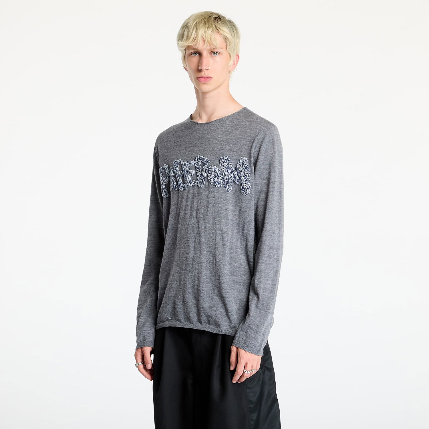 Sveter Comme des Garçons SHIRT Knit T-Shirt Grey Šedá | FN-N001 Grey, 0