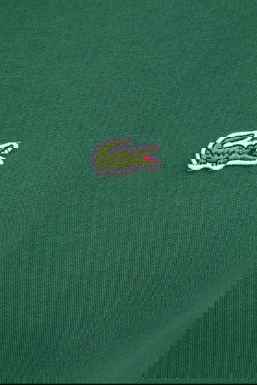 Tričko Lacoste Lacoste V-Neck T-Shirt Zelené | TH5077, 4