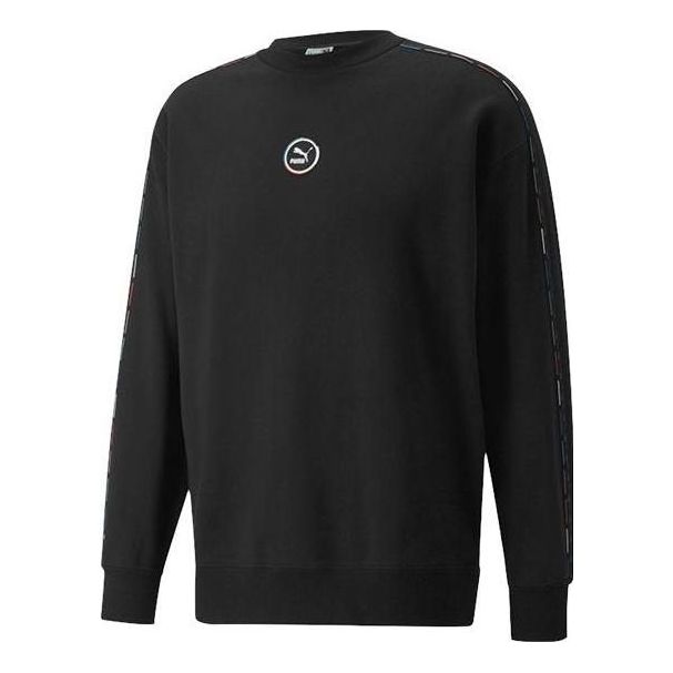 Sveter Puma Small Logo Long Sleeve Sweatshirt Čierna | 535382-01