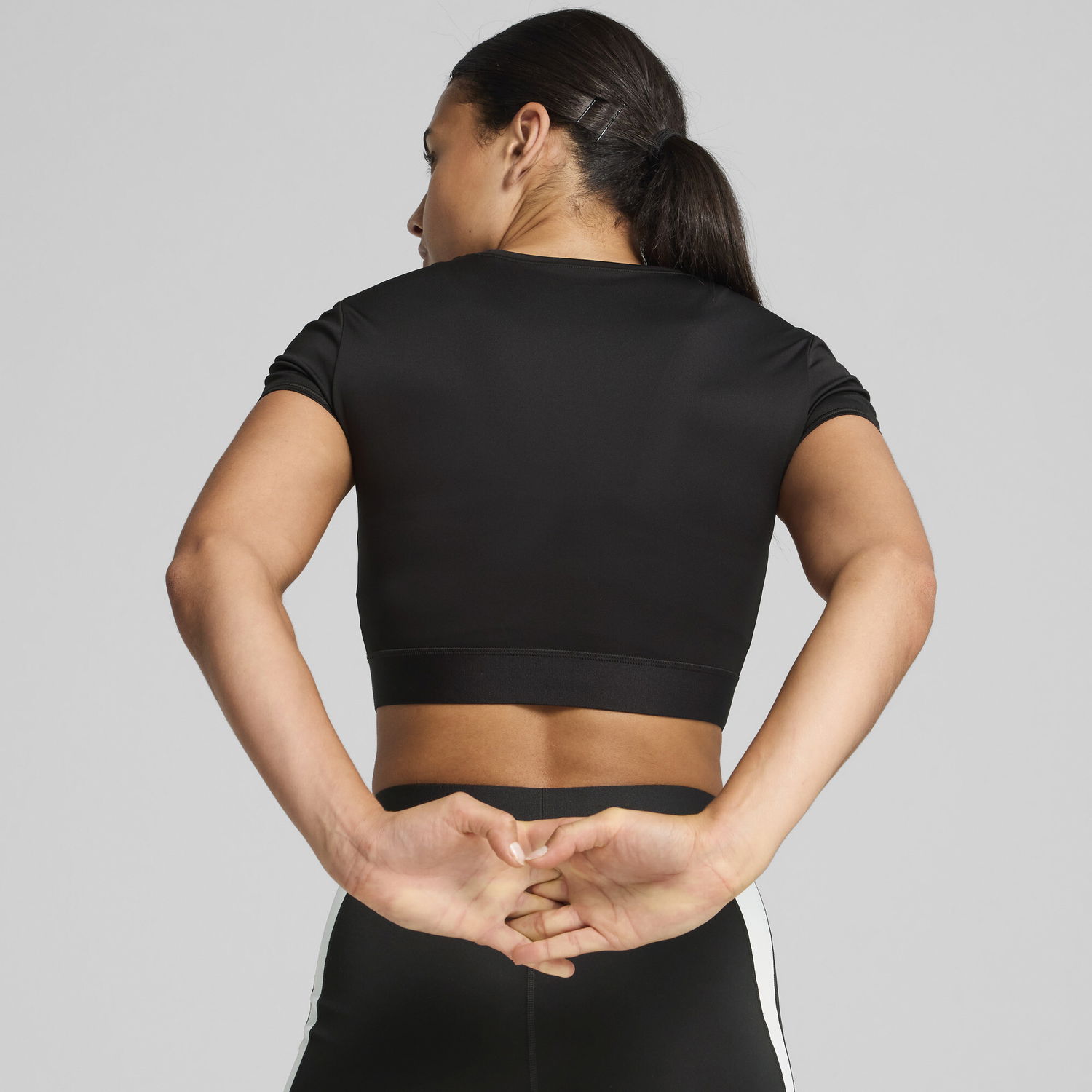 Crop Top Puma STRONG Crop Top Čierna | 526805_01, 1