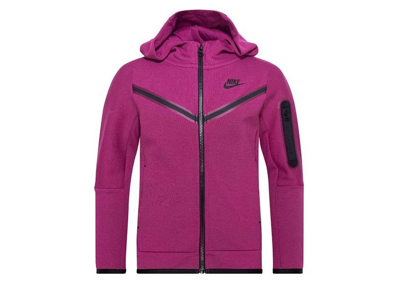 Mikina Nike Kids' Tech Fleece Full-Zip Hoodie Fialová | CU9223-653, 0