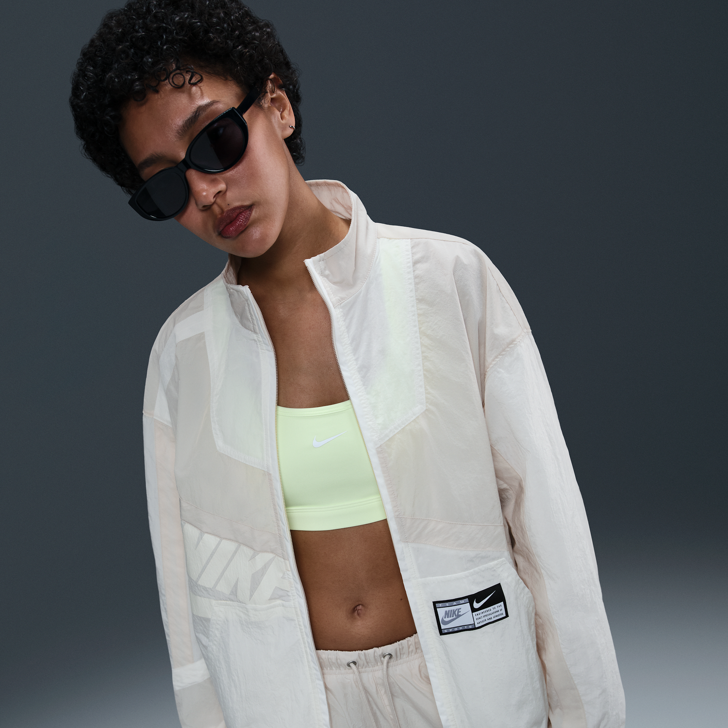 Vetrovka Nike Nike Sportswear Woven Jacket Béžová | HJ0176-133, 0