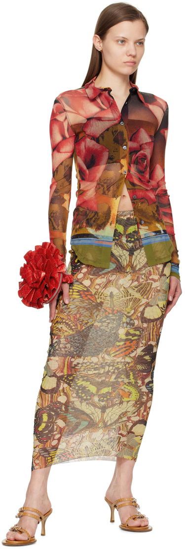 Sukňa Jean Paul Gaultier Gaultier Butterfly Print Maxi Skirt Rôznofarebný | 24/25-F-JU070-T545-1090, 3
