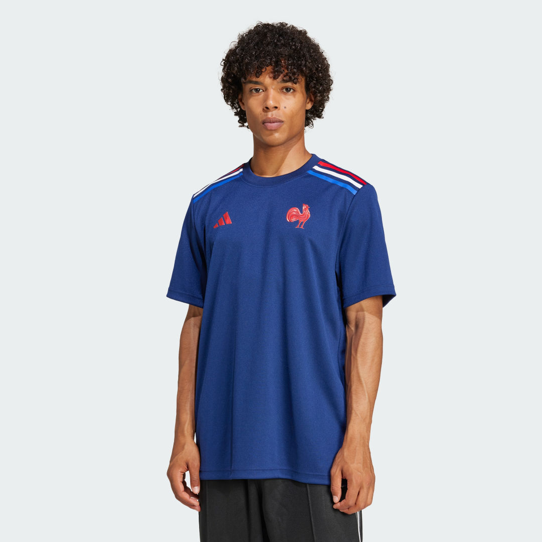Tričko adidas Performance France Rugby Home Supporter Navy | JG8213, 0