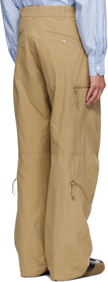 Nohavice WOOYOUNGMI WOOYOUNGMI Cotton Parachute Trousers Béžová | W251PT07, 2