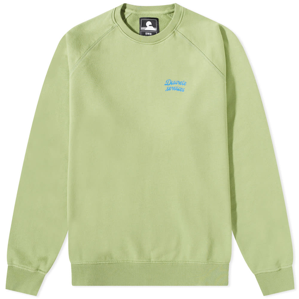 Mikina EDWIN Discrete Services Crew Sweat Zelené | I031888-1MV67, 0