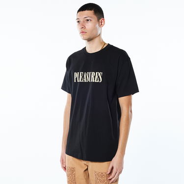 Tričko Pleasures Tickle Logo Tee Čierna | P22SP054-BLACK, 1