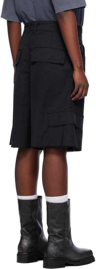 Šortky We11done We11done Cropped Cargo Shorts Čierna | WD-DP0-24-344-M-BK, 2