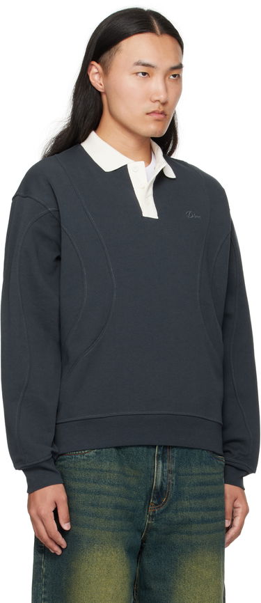 Polo tričko Dime Dime French Terry Rugby Polo Čierna | DIMEFA255NVY, 1