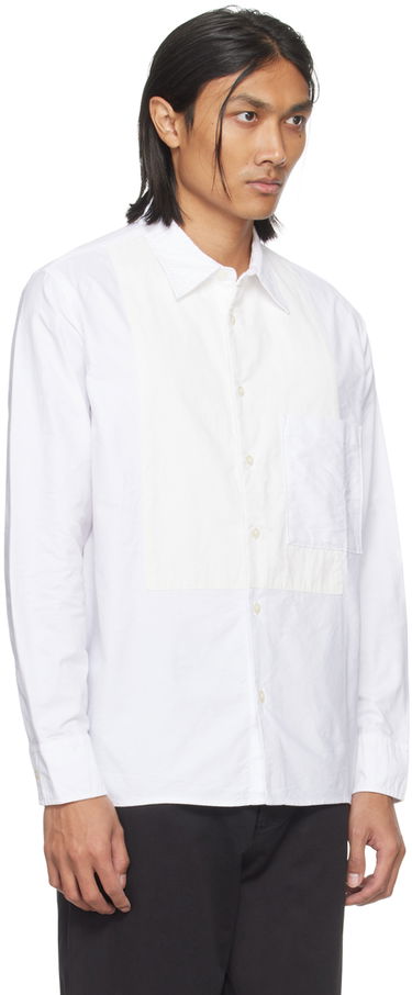Košeľa Universal Works Universal Works Bib Front Shirt Biela | P2950, 1