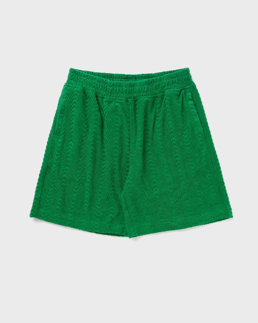 Šortky Pleasures ZEN TERRY SHORTS Zelené | P24SU038-GREEN