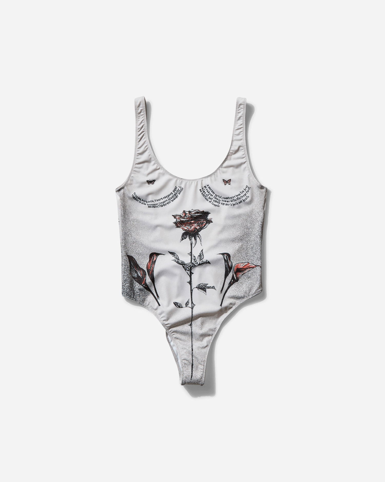Plavky Jean Paul Gaultier Tattoo Roses One-Piece Swimsuit Béžová | 25-34-F-MB031-J585 030030, 1