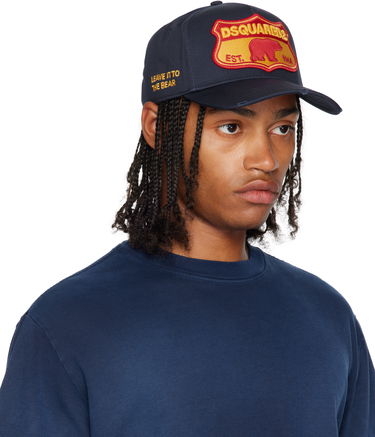 Šiltovka DSQUARED2 Dsquared2 Baseball Cap with Patch Navy | BCM0493 05C00001 3073, 1