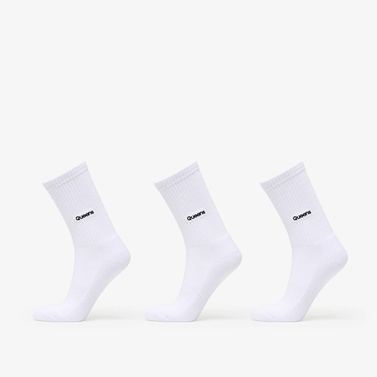 Ponožky Queens Crew Socks 3-Pack Biela | QNS_059, 0