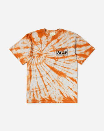 Tričko Aries Temple Tie Dye Tee Oranžová | FTAR60300, 0