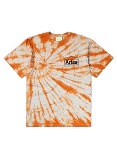 Tričko Aries Temple Tie Dye Tee Oranžová | FTAR60300