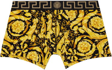 Boxerky Versace Versace Barocco Long Boxers Čierna | 1001384_1A11188, 0