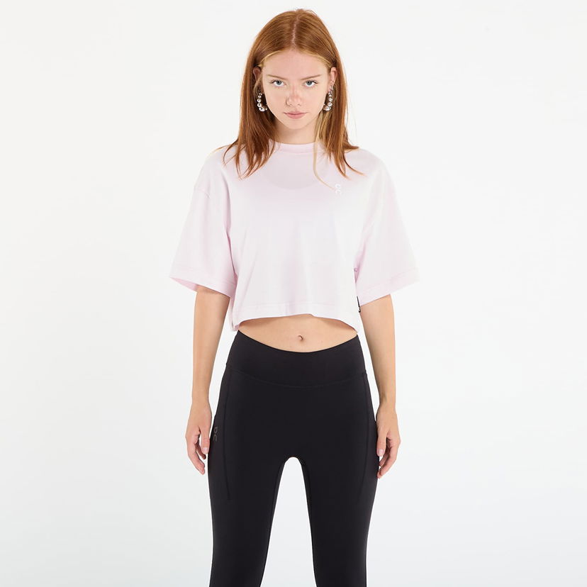 Crop Top On Running On Club Boxy Tee Ružová | 1WF11123368