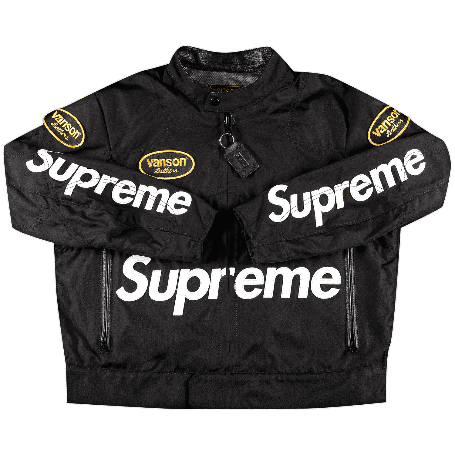 Bunda Supreme Vanson Leathers Cordura Jacket Čierna | SS21J23 BLACK, 0