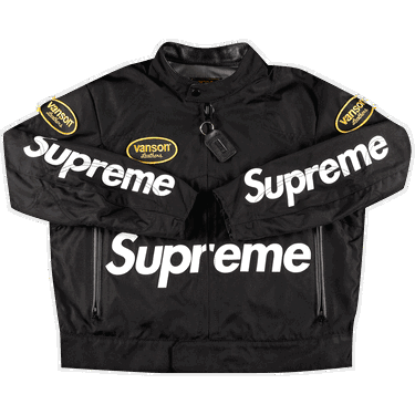 Bunda Supreme Vanson Leathers Cordura Jacket Čierna | SS21J23 BLACK, 0