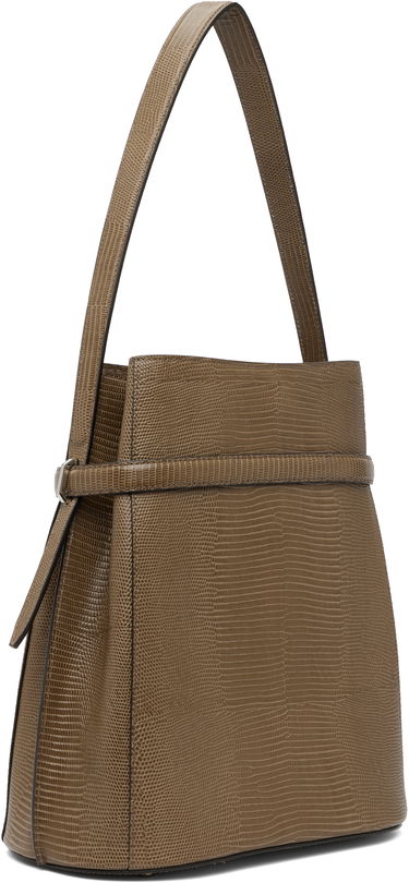 Kabelka TOTEME TOTEME Belted Lizard-Embossed Bucket Bag Hnedá | 251-WAL0048-LE0102, 2