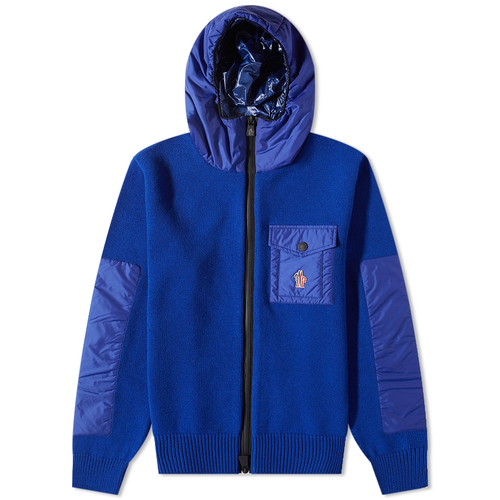 Bunda Moncler Grenoble Nylon Pocket Knit Jacket Navy | 9B000-07-A9462-765, 0