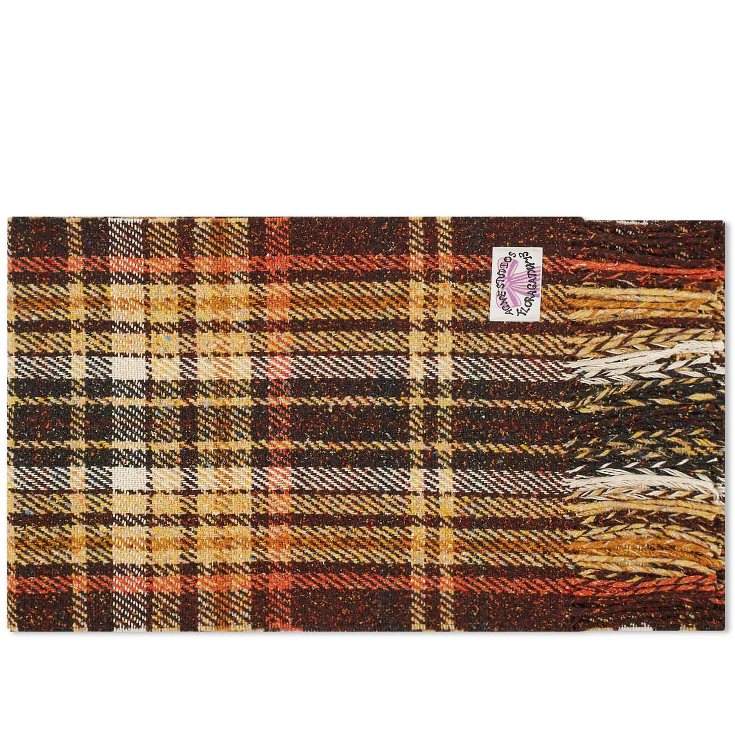 Šál Acne Studios Volano Check Scarf Hnedá | CA0325-700, 0