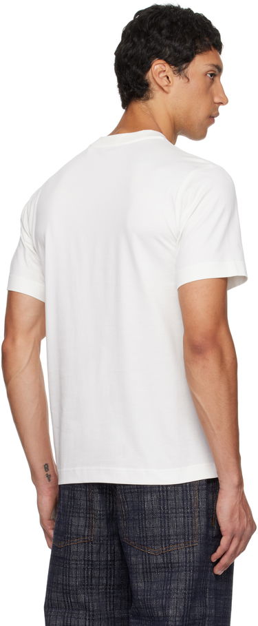 Tričko Burberry Burberry EKD Check Cotton T-Shirt Biela | 8116170, 2