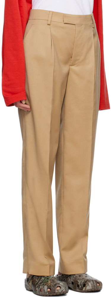 Nohavice VETEMENTS VETEMENTS Tailored Trousers Béžová | VL16PA140S, 1