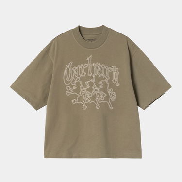 Tričko Carhartt WIP Women's Short Sleeve Hackwork T-Shirt Zelené | I035539_9, 0