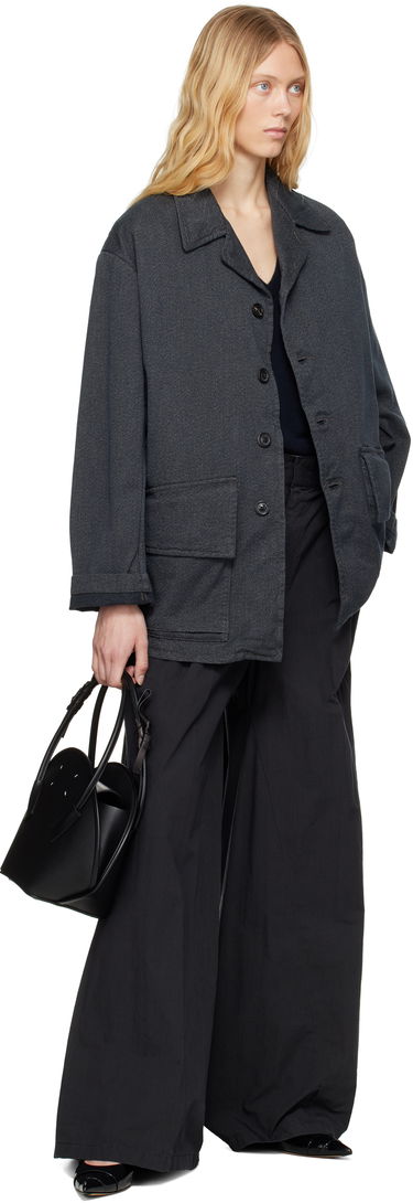 Nohavice Maison Margiela Maison Margiela Pleated Wide-Leg Trousers Čierna | S51KA0601 M35289, 3
