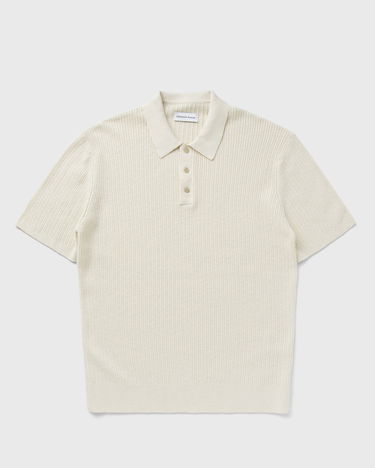 Polo tričko Edmmond Studios Sunset Knitted Polo Shirt Biela | 125-20-04050, 0