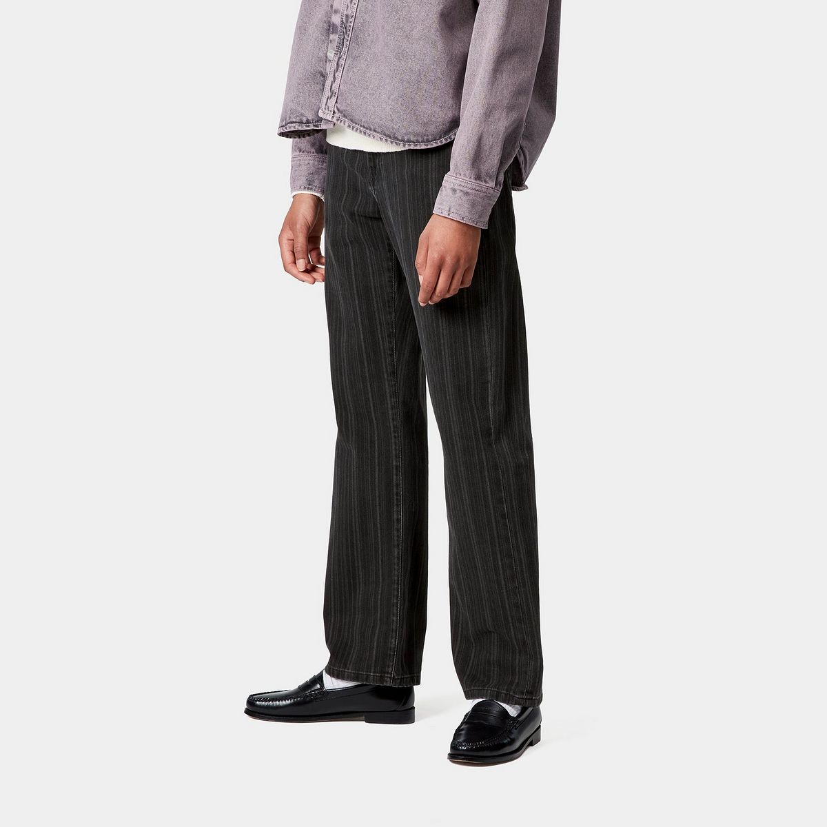 Nohavice Carhartt WIP Carhartt WIP Rylan Stripe Pants Čierna | I035581_4, 1