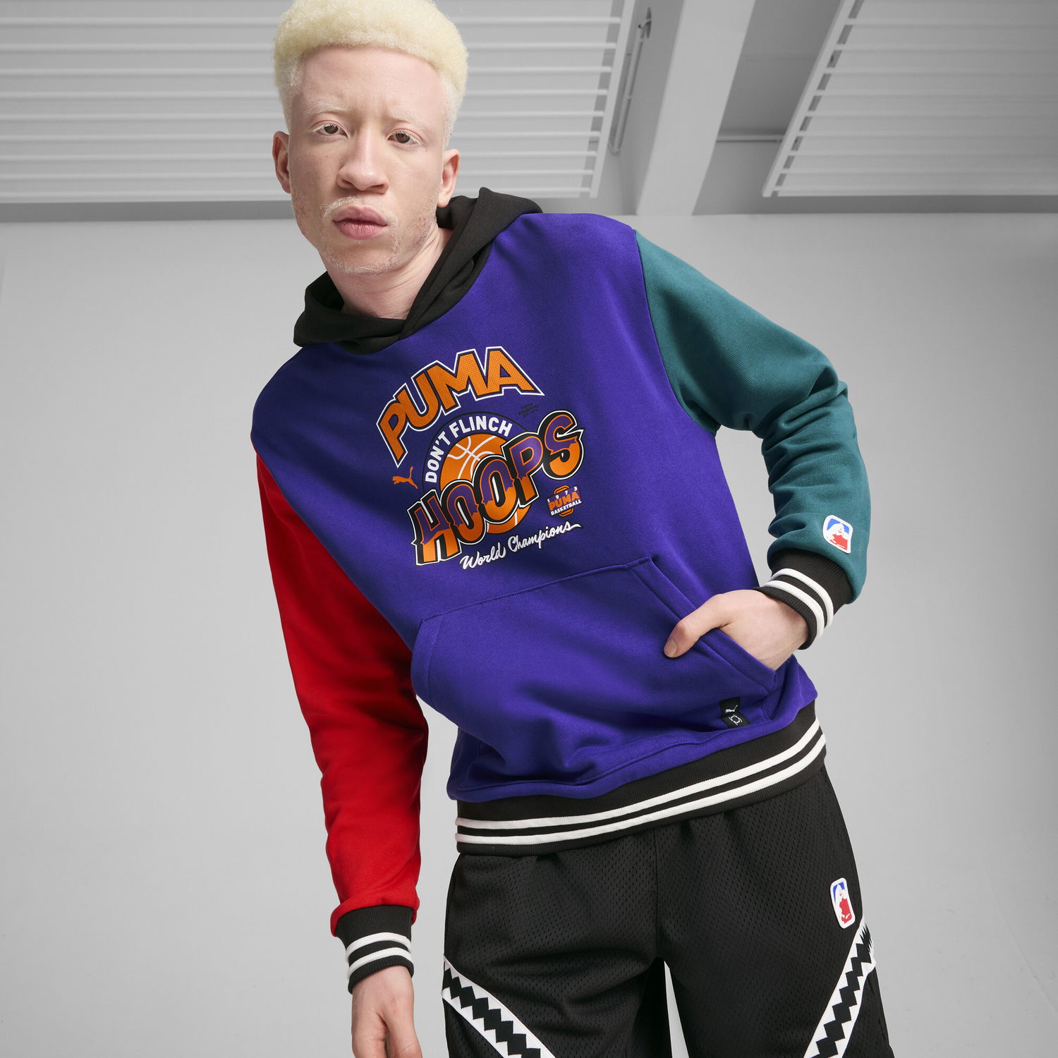 Mikina Puma Bandwagon Basketball Hoodie Rôznofarebný | 627216_01, 0