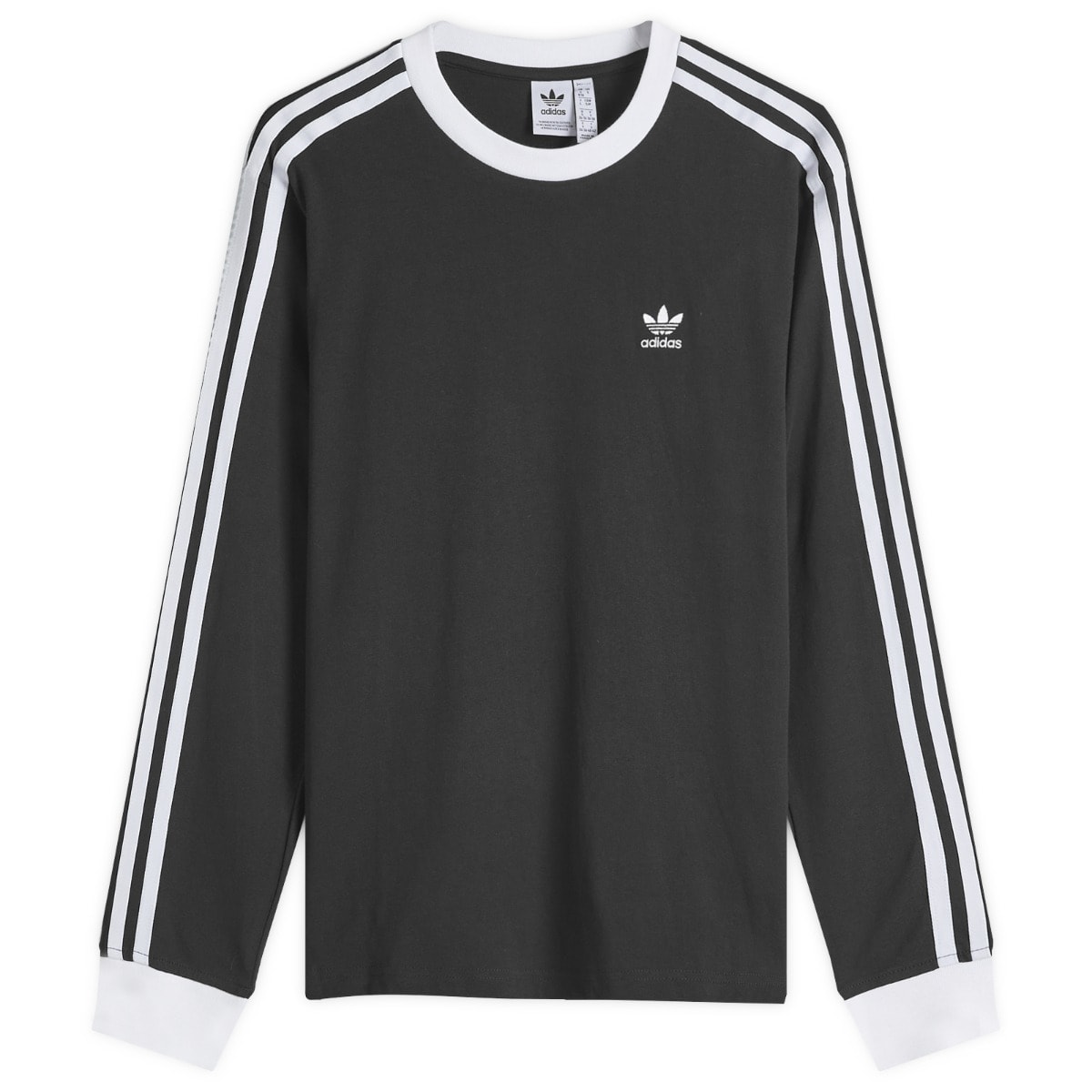 3 Stripe Regular Long Sleeve T-Shirt