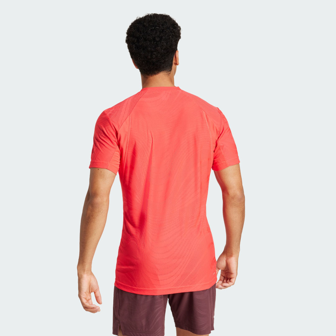 Tričko adidas Performance Heat.RDY Freelift Tennis T-Shirt Červená | JE3508, 1