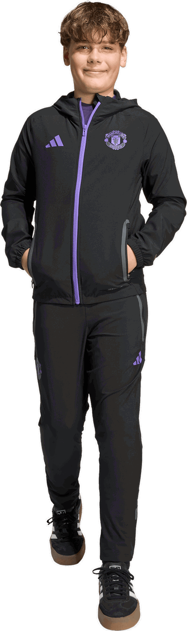 Súprava adidas Performance Manchester United Tiro 25 Competition Vis Tech Tracksuit Čierna | JV5354, 3
