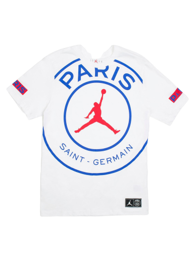 Tričko Jordan Paris Saint-Germain Logo Tee Biela | BQ8384-100