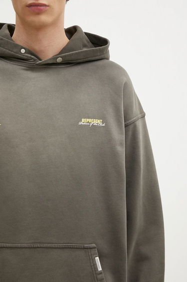 Mikina Represent Clo Represent Patron Of The Club Hoodie Zelené | MLM4270.16, 3