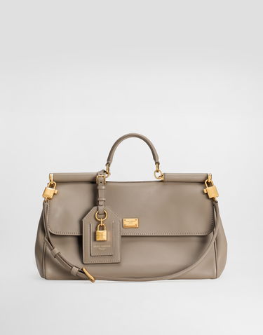 Kabelka Dolce & Gabbana Dolce & Gabbana My Sicily Plongé Calfskin Handbag Béžová | BB7782B73218I399, 1