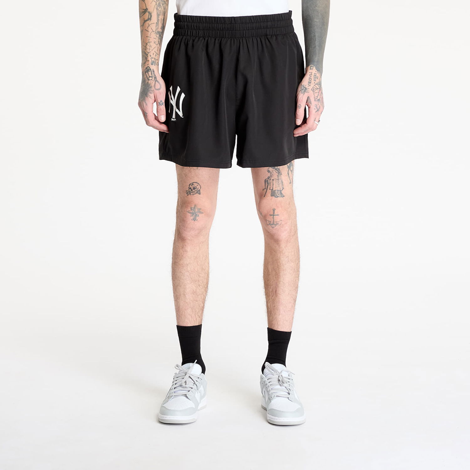 Šortky New Era New Era New York Yankees MLB League Essential Shorts Čierna | 60596362, 0