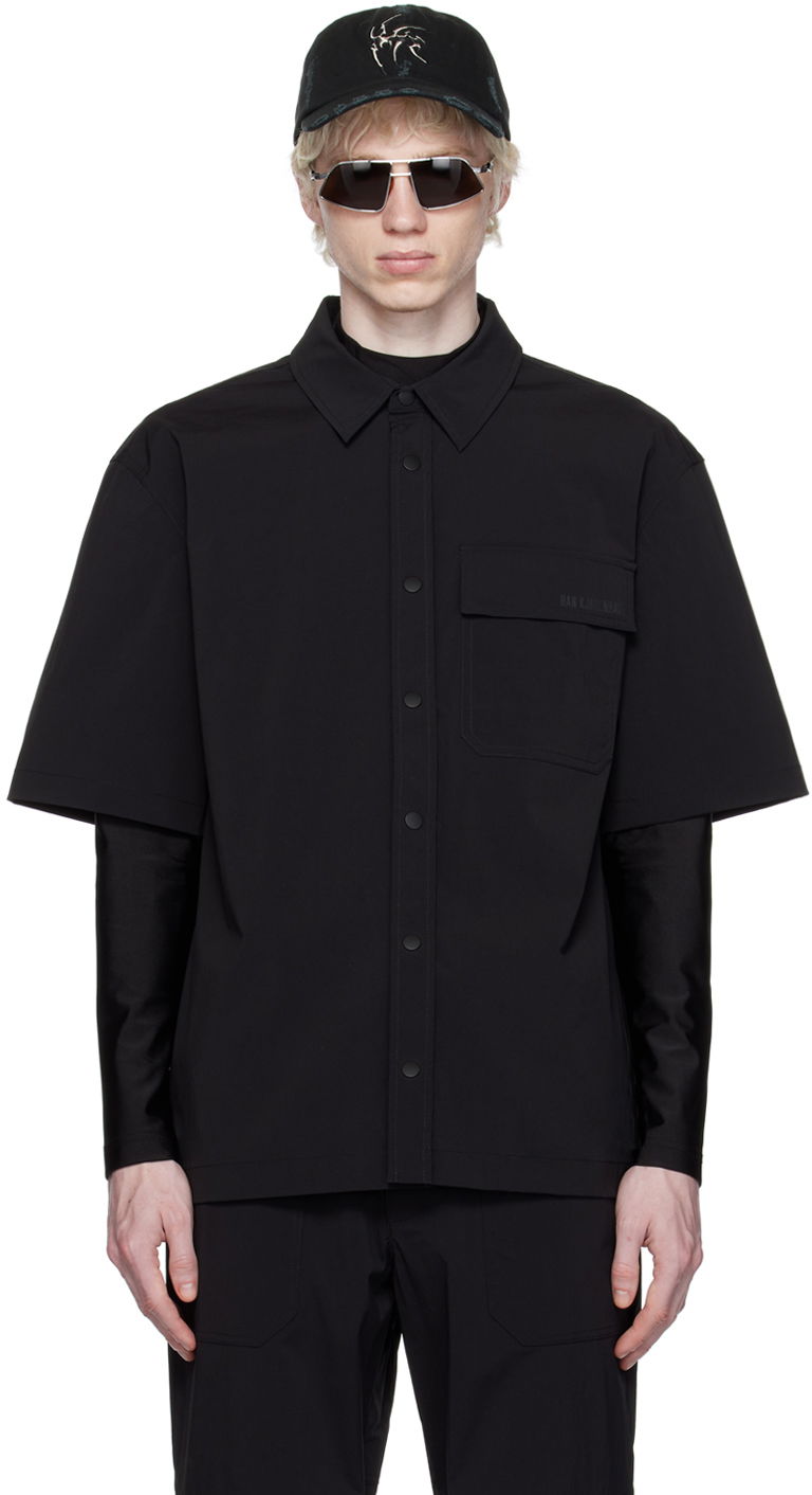 Košeľa Han Kjøbenhavn Han Kjobenhavn Bonded Shirt Čierna | M-132712, 0