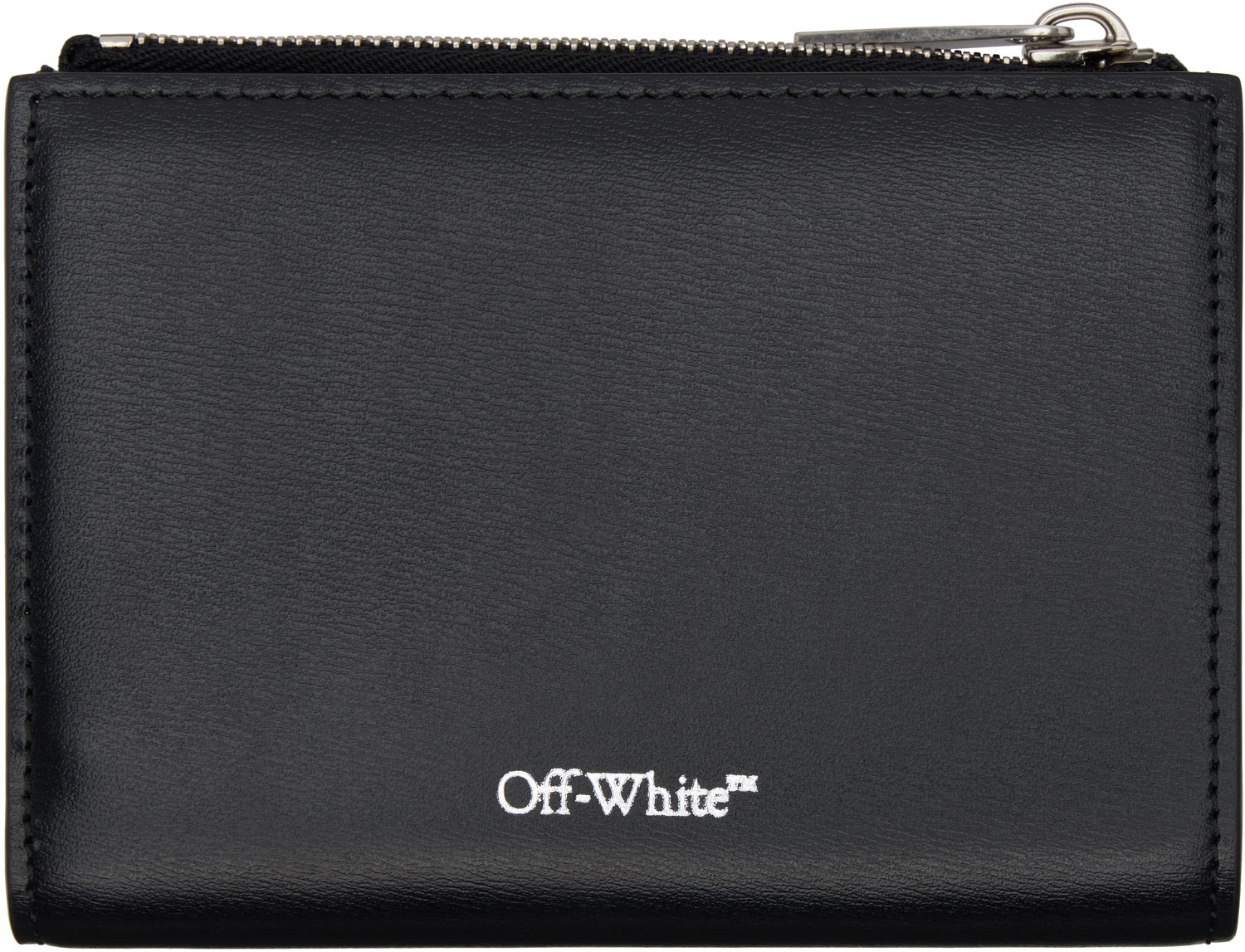 Peňaženka Off-White Off-White Jitney Bifold Quote Wallet Čierna | OWNC072C99LEA0011001, 1