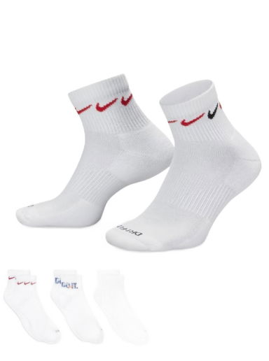 Ponožky Nike Everyday Plus Cushioned Training Ankle Socks (3 Pairs) Biela | DH3827-902