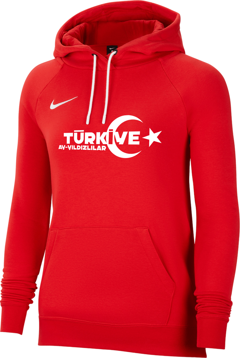 Mikina Nike Türkiye Ay-Yıldızlılar TFF EC 2024 Hoody Červená | tffrcw6957-tffrcw6957
