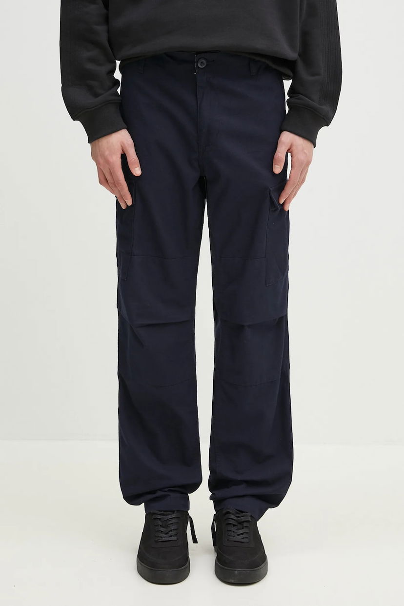 Cargo nohavice Carhartt WIP Aviation Cargo Pants with Knee Panels Navy | I032468.1C02